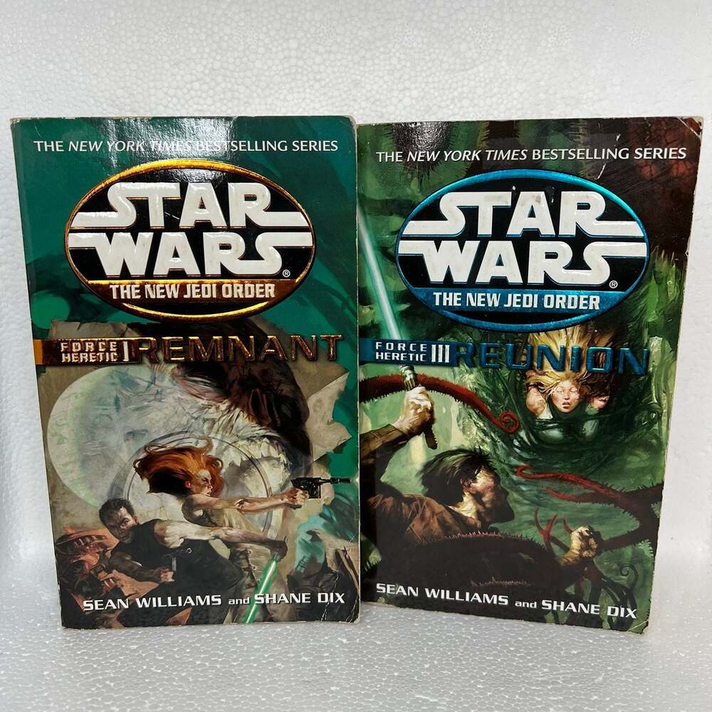 Star Wars | The New Jedi Order - 2003 Force Heretic 1 & 3 by Sean Williams